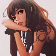 Dreamy Brunette Girl