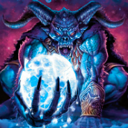 Blue Demon With Orb