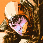 Abstract Hooded Figure