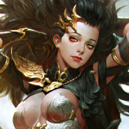 Golden Armored Warrior Woman