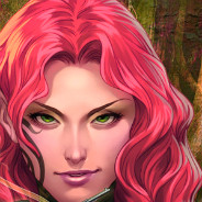 Red Haired Green Eyed Woman