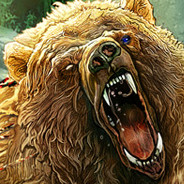 Roaring Grizzly Bear