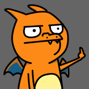 Charizard Middle Finger