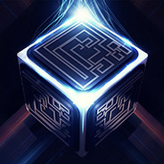 Glowing Maze Cube