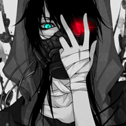 Red Eyed Hooded Girl
