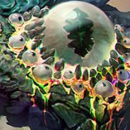 Psychedelic Eyeball Creature