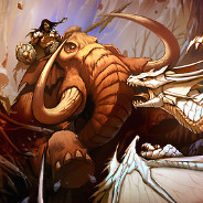 Mammoth Versus Dragon