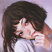 Painted Girl Portrait