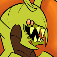 Green Toothy Monster