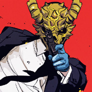 Golden Oni Mask Gunman