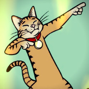 Dabbing Cat
