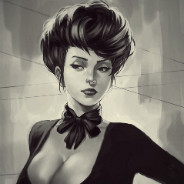 Retro Bow Tie Woman