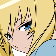 Blonde Anime Girl Glare
