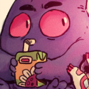 Purple Monster Juice Box