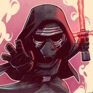 Cartoon Kylo Ren