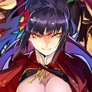 Smirking Dark Haired Anime Girl