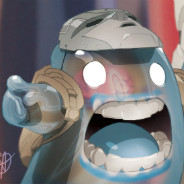 Screaming Helmet Creature