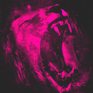 Pink Roaring Lion