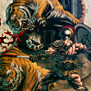 Gladiator Versus Tigers