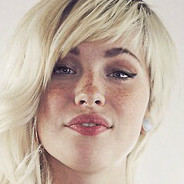 Freckled Blonde Woman