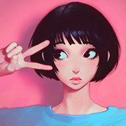 Peace Sign Bob Girl