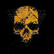 yellow skull