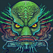 Psychedelic Swamp Creature