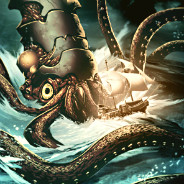 Kraken Attacking Ship