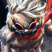 Masked White Haired Fighter