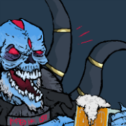 Skeleton Monster With Beer
